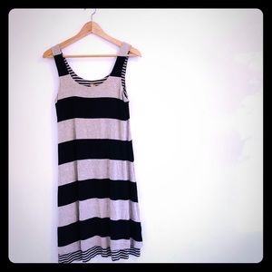 Anthro Bailey 44 Stripe Double Layer Tank Dress